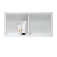 Bath Concepts 12 by 24 recessed shower niche in white