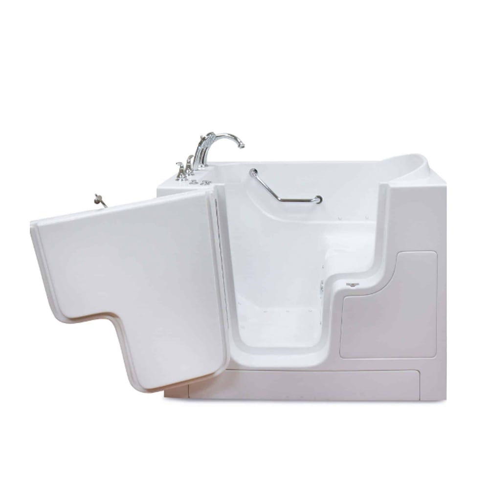 Bath Concepts Zurich walk-in tub in White with an outward-swing door